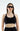 Medium-High Support Sports Bra | Secure Wrap Minimalist Design for Training Running Yoga [Black] - Comfortable Fit FAXAZE