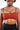 Square Neck Active Tank | Medium Support Yoga Pilates Bra [Orange] - Minimalist Secure Fit FAXAZE