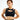 Women's High-Low Neck Cutout Back Sports Bra FAXAZE