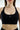 Medium-High Support Sports Bra | Secure Wrap Minimalist Design for Training Running Yoga [Black] - Comfortable Fit FAXAZE