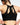 Akasha Sports Bra Black Concept Medium Support FAXAZE