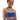 Cropped Trendy Sports Top | Medium Support Yoga Gym Bra [Bright Blue] - Stylish Back Reveal FAXAZE