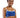 Cropped Trendy Sports Top | Medium Support Yoga Gym Bra [Bright Blue] - Stylish Back Reveal FAXAZE