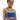 Cropped Trendy Sports Top | Medium Support Yoga Gym Bra [Bright Blue] - Stylish Back Reveal FAXAZE