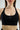 Medium-High Support Sports Bra | Secure Wrap Minimalist Design for Training Running Yoga [Black] - Comfortable Fit FAXAZE