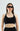 Medium-High Support Sports Bra | Secure Wrap Minimalist Design for Training Running Yoga [Black] - Comfortable Fit FAXAZE