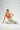 Medium-High Support Sports Bra | Vibrant Orange Airy Comfort Design Training Running Yoga Top - Supportive & Stylish FAXAZE