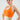 Medium-High Support Sports Bra | Vibrant Orange Airy Comfort Design Training Running Yoga Top - Supportive & Stylish FAXAZE