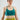 Medium Support Sports Bra | Energizing Blue-Green Minimalist Design Yoga Pilates Gym Top - Supportive & Airy FAXAZE