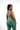 Medium Support Sports Bra | Unique Knot-Front Design Yoga Pilates Strength Training Top [Green] - Stylish & Stretchy FAXAZE