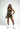 Mesh Panels Sports Bra | High Support Gym Training Top [Olive Green] - Racerback Ventilation FAXAZE