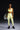 FAXAZE Minimalist V-Neck Adjustable Sports Bra - Breathable Yoga Running Gym Bra [Lime Glow Yellow] FAXAZE
