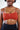 Square Neck Active Tank | Medium Support Yoga Pilates Bra [Orange] - Minimalist Secure Fit FAXAZE