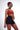 Square Neck Active Tank | Medium Support Yoga Pilates Bra [Orange] - Minimalist Secure Fit FAXAZE