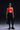 Minimal V-Neck Sports Bra (Carmine Red) FAXAZE